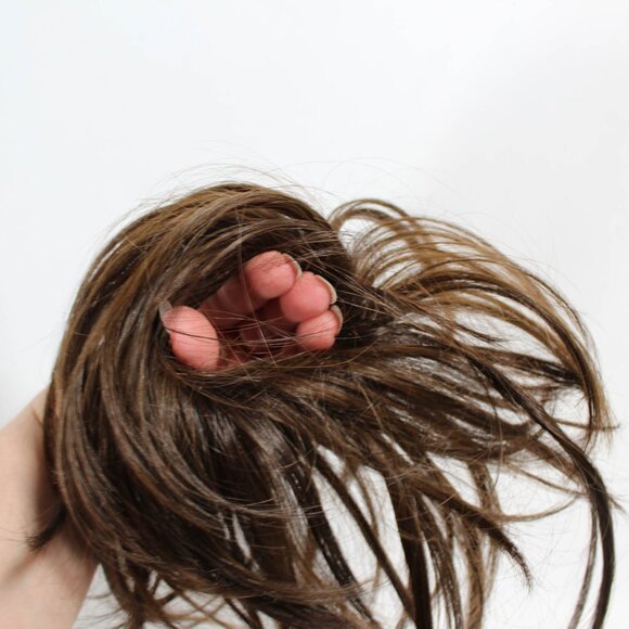 Dancing with the Stars Salsaloosa Hair Piece - Chestnut Brown, Volume & Messy Up - Picture 7 of 8